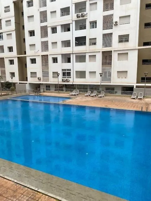 דירה אגאדיר Appart Ensoleille Avec 2 Balcons Vu Piscine מרוקו